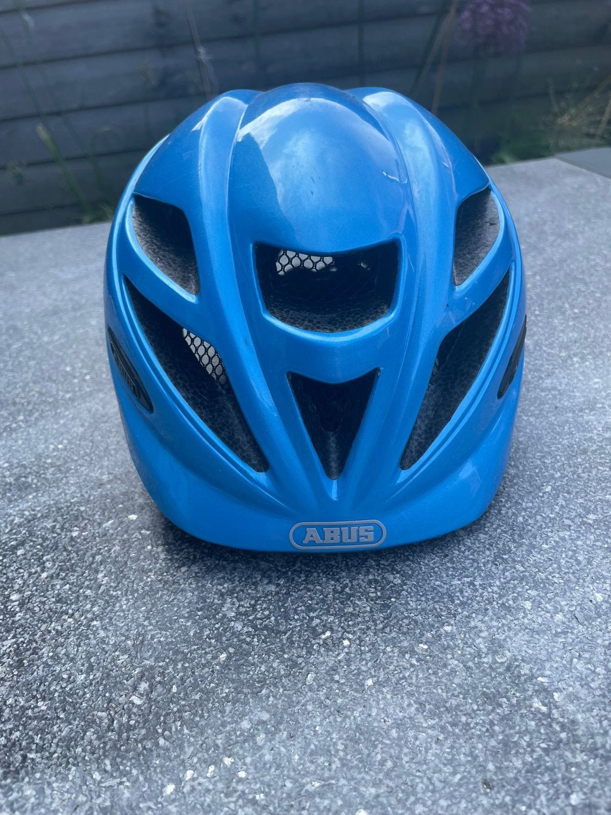 ABUS Fietshelm Kind Blauw - Veiligheid en Comfort, Ophalen, Gebruikt, Overige maten, Jongen of Meisje