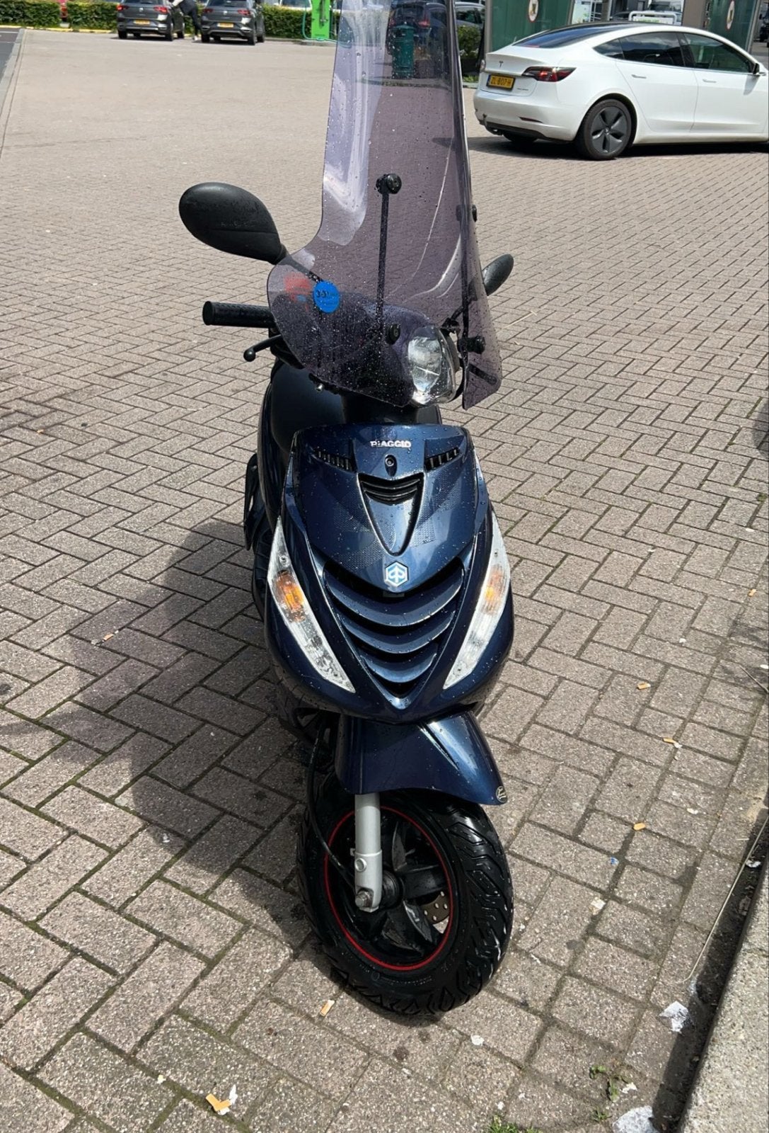 Piaggio Zip Scooter - Blauw, Goede Staat, Gebruikt, Zip, Ophalen of Verzenden, Benzine