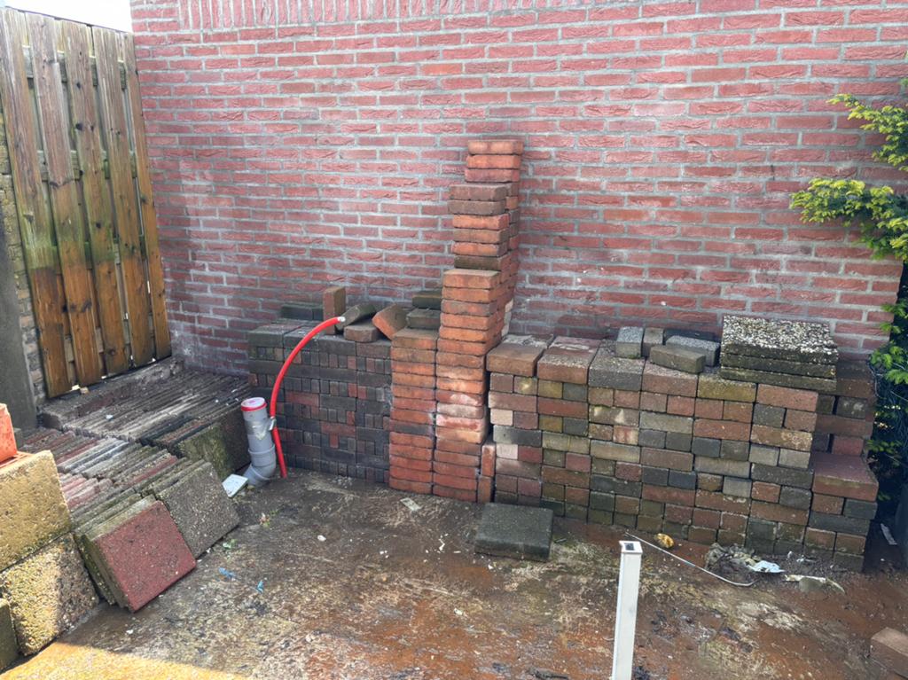 Gratis af te halen!!! Bestrating, Tuin en Terras, Ophalen, Gebruikt, Beton, Klinkers