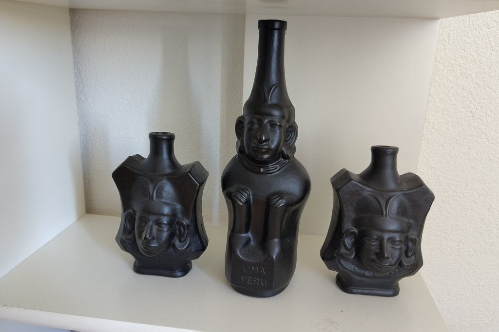 Vintage Inca Pisco-decanterfles, Ophalen, Gebruikt, Religie