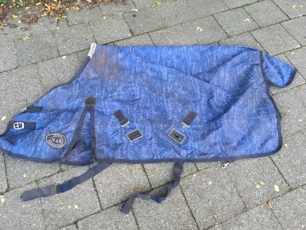 S&K deken, druppelmotief, maat 175, 150 grams, Ophalen