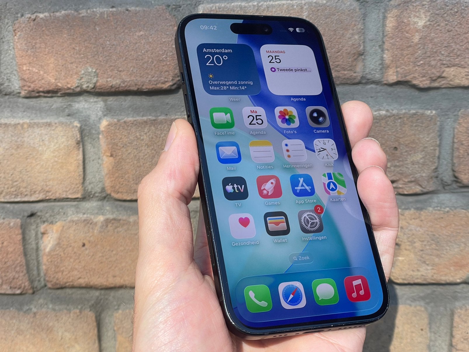 iPhone 15 128GB, Ophalen, IPhone 15, Zwart, 85 %