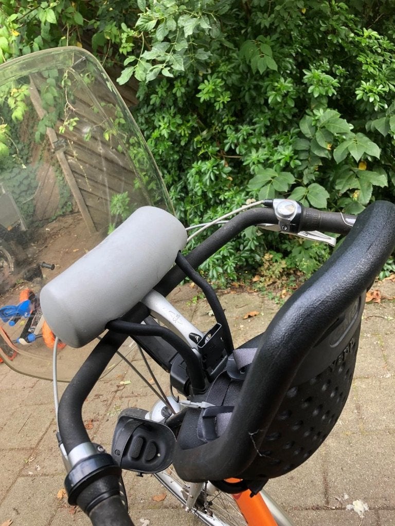 Yepp fietsstoeltje voor, Fietsen en Brommers, Ophalen of Verzenden, Gebruikt, Voorzitje, Yepp