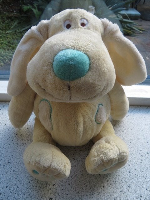 Hond Dizzy Dog merk Anna Club Plush meet ca 34 cm, Korrelvulling, Zo goed als nieuw, Middelgroot (20 tot 80 cm), Anna Club Plush
