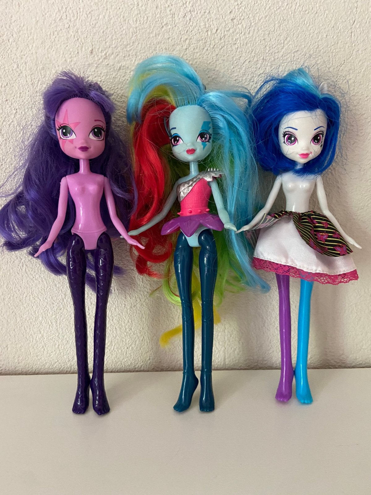 My Little Pony Equestria Girls Rainbow Rocks Lot of 3, Ophalen of Verzenden, Gebruikt
