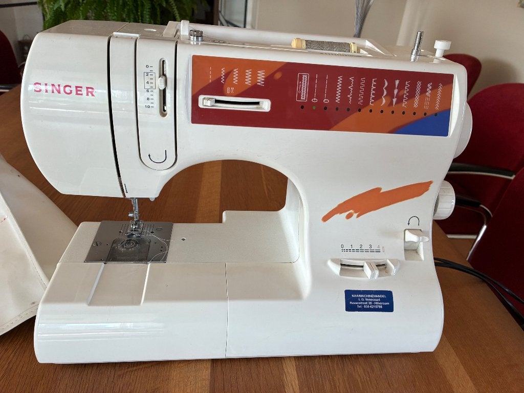 Singer Naaimachine met accessoires en hoes, Ophalen, Gebruikt, Naaimachine, Singer