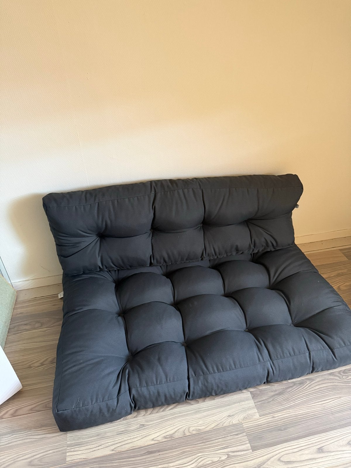 Pallet bank kussens, Tuin en Terras, Tuinsets en Loungesets, Ophalen, Gebruikt, Bank, 2 zitplaatsen
