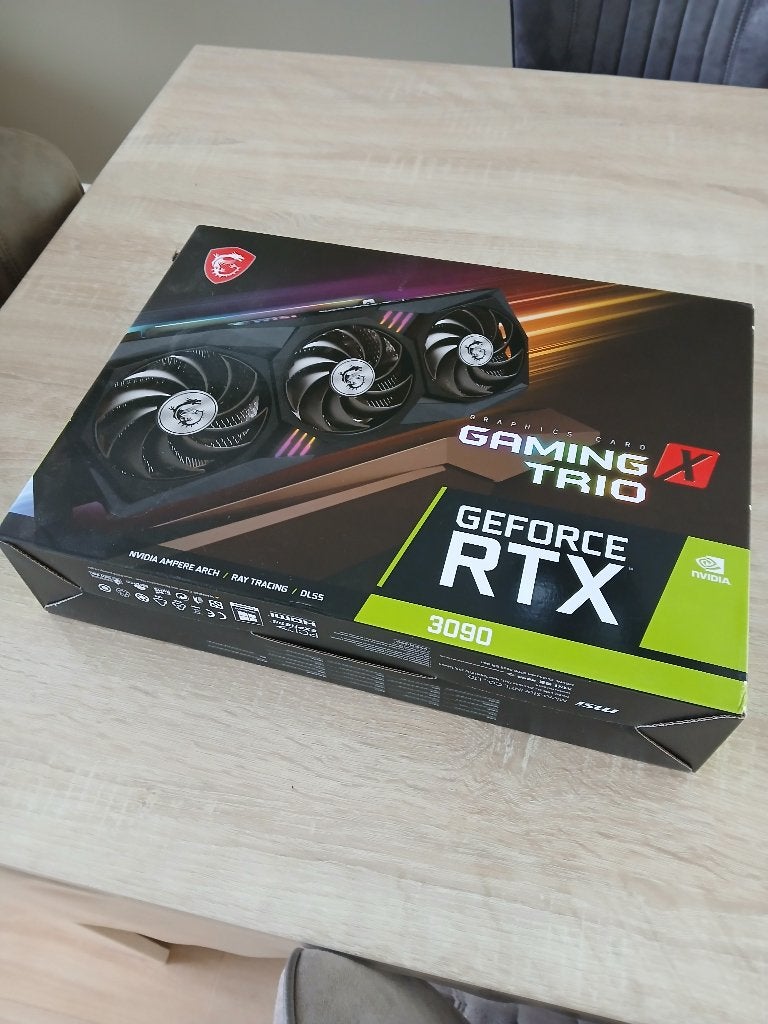 RTX 3090 Trio MSI  24GB  top ., GDDR6, PCI-Express 4, Ophalen of Verzenden, Zo goed als nieuw
