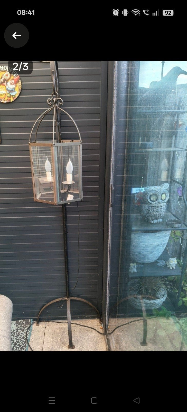 smeedijzeren lamp, Ophalen, 100 tot 150 cm
