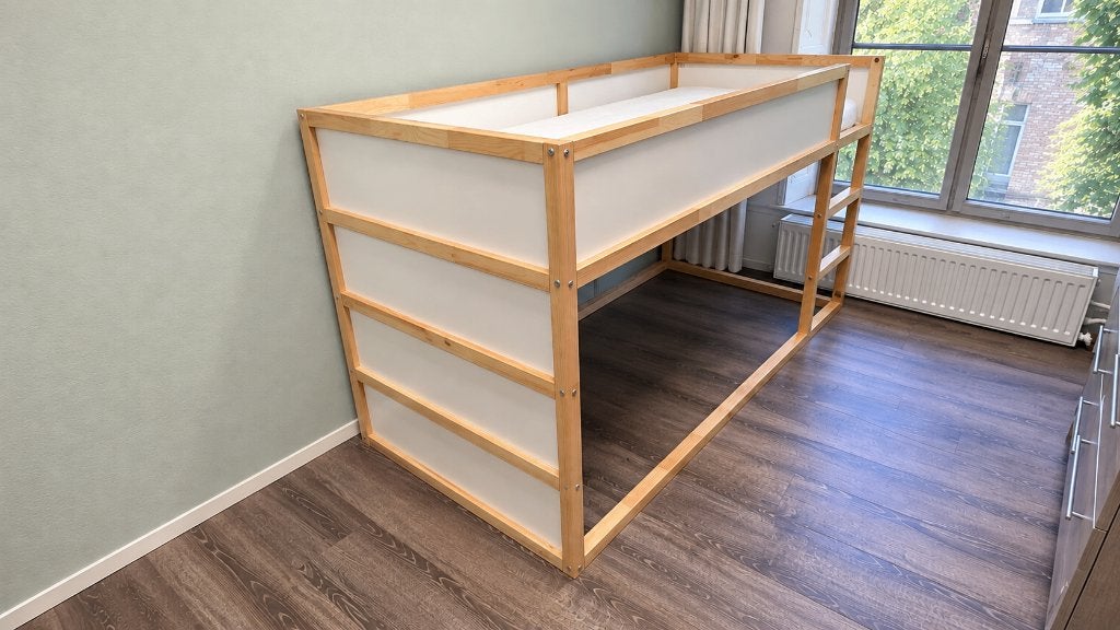 Foto 4 van IKEA KURA Keerbaar bed wit/grenen 90x200 cm ALS NIEUW (2026)