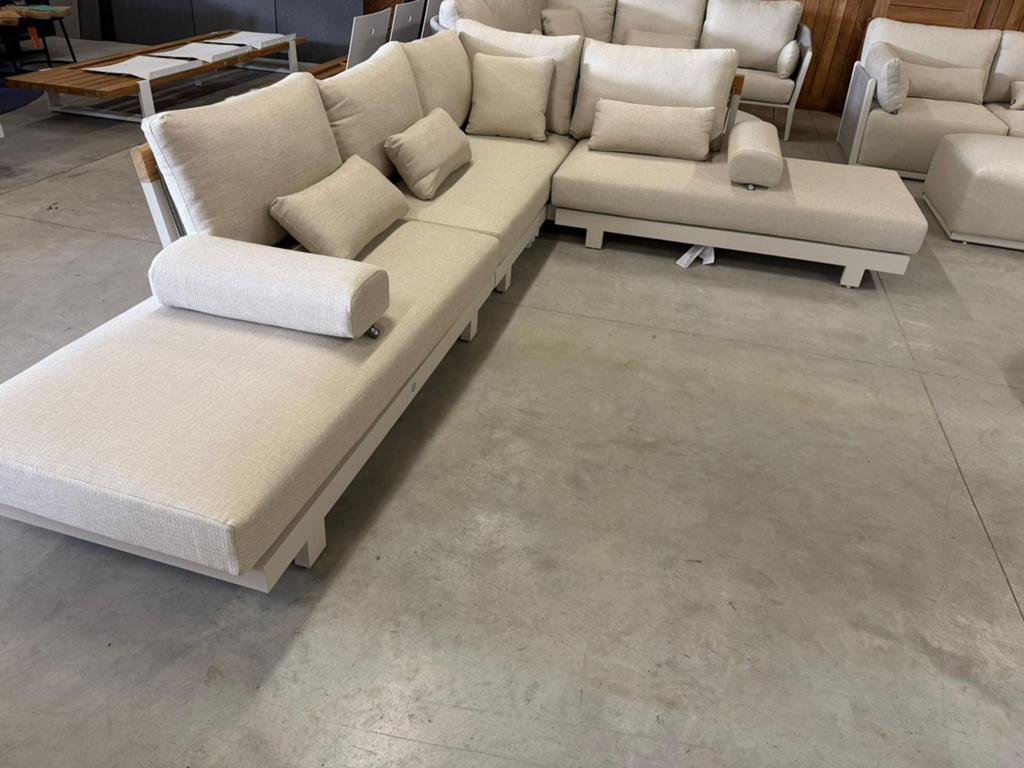 2e pinksterdag Korting op de OUTLET SUNS  tuinmeubelen, Tuin en Terras, Tuinsets en Loungesets, Nieuw, Loungeset, Aluminium, 5 zitplaatsen