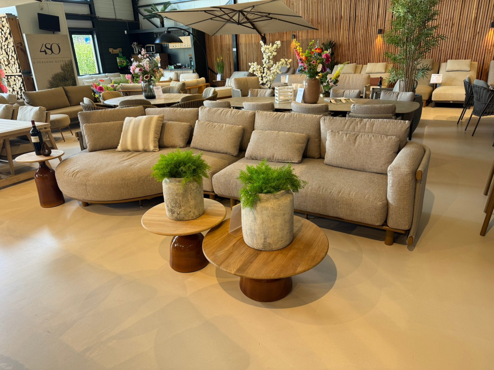 Safina loungeset 4 Seasons outdoor winkelmod, Ophalen, Zo goed als nieuw