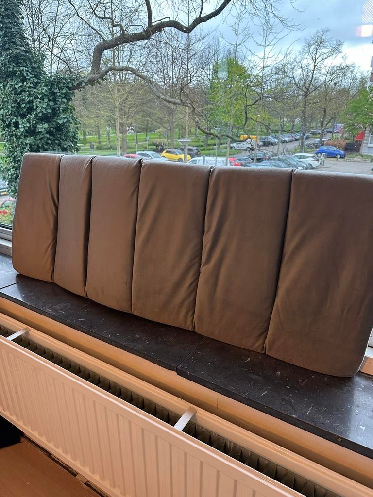 Hoofdeinde voor bed 160cm -Grijs NIEUW, Bruin, Ophalen of Verzenden, Stof, 160 cm