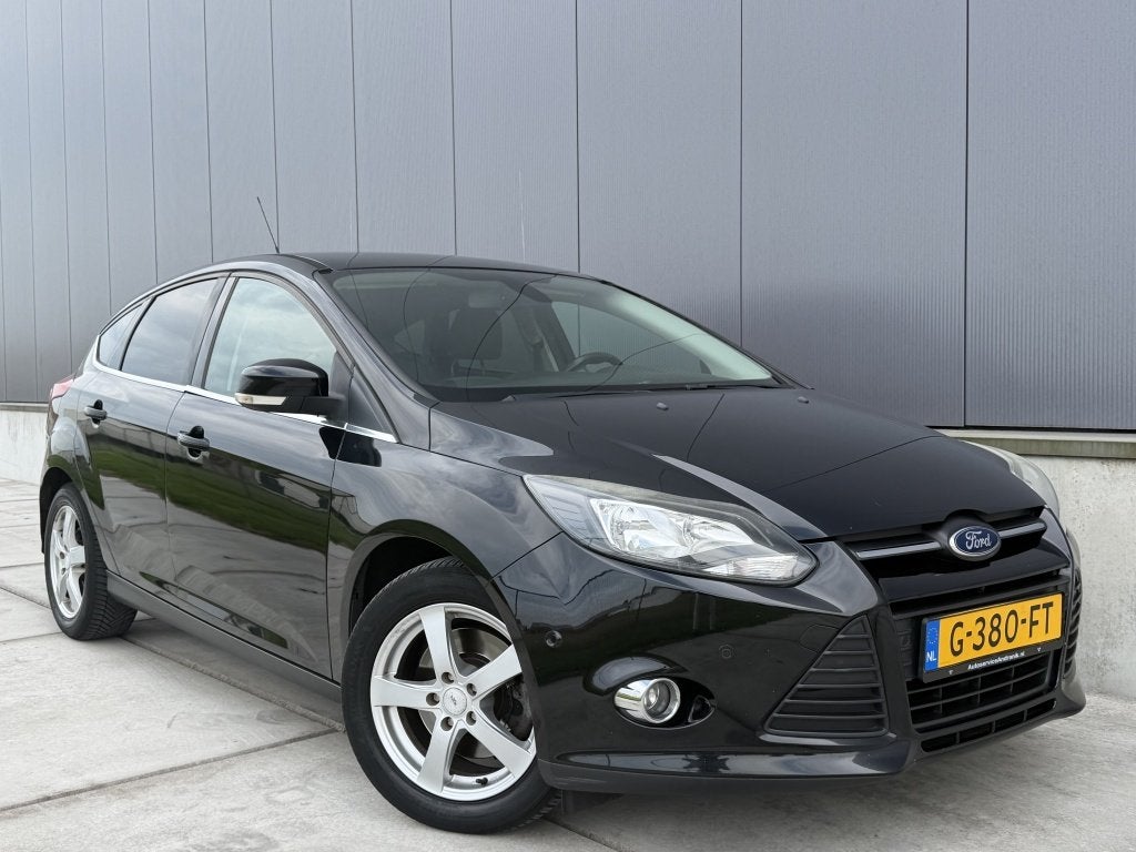 Ford Focus 1.6 EcoBoost 150 PK / ChampionsLeague Edit / Airc, Auto's, Stof, Gebruikt, Zwart, 4 cilinders
