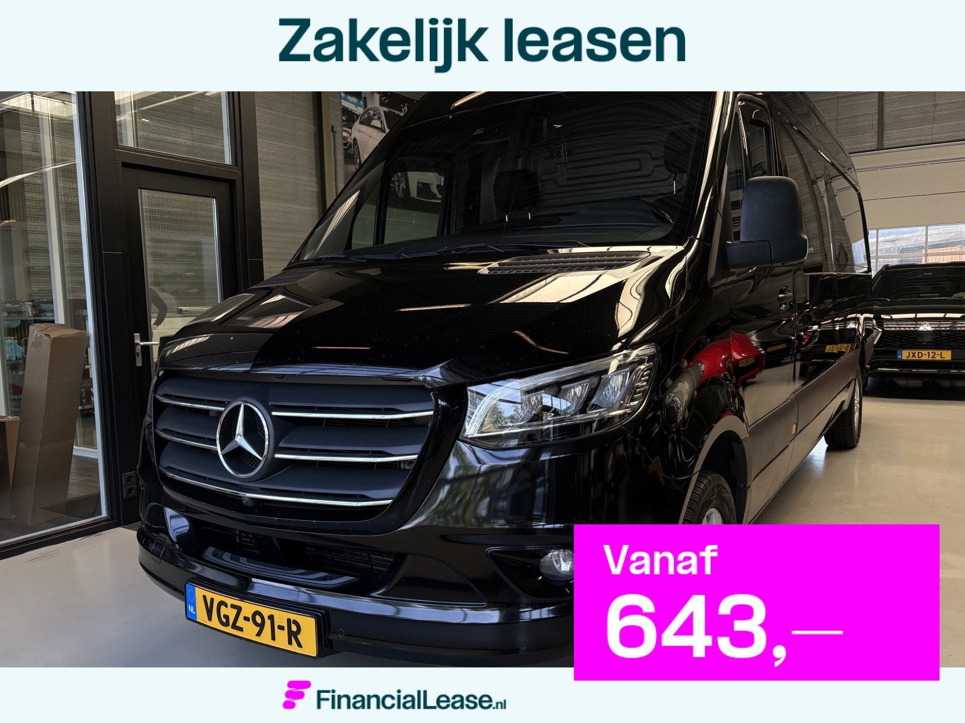 Mercedes-Benz Sprinter 319 3.0 CDI V6 L3H2 DC EURO VI-D Adap, Automaat, Achterwielaandrijving, Euro 6, 190 pk