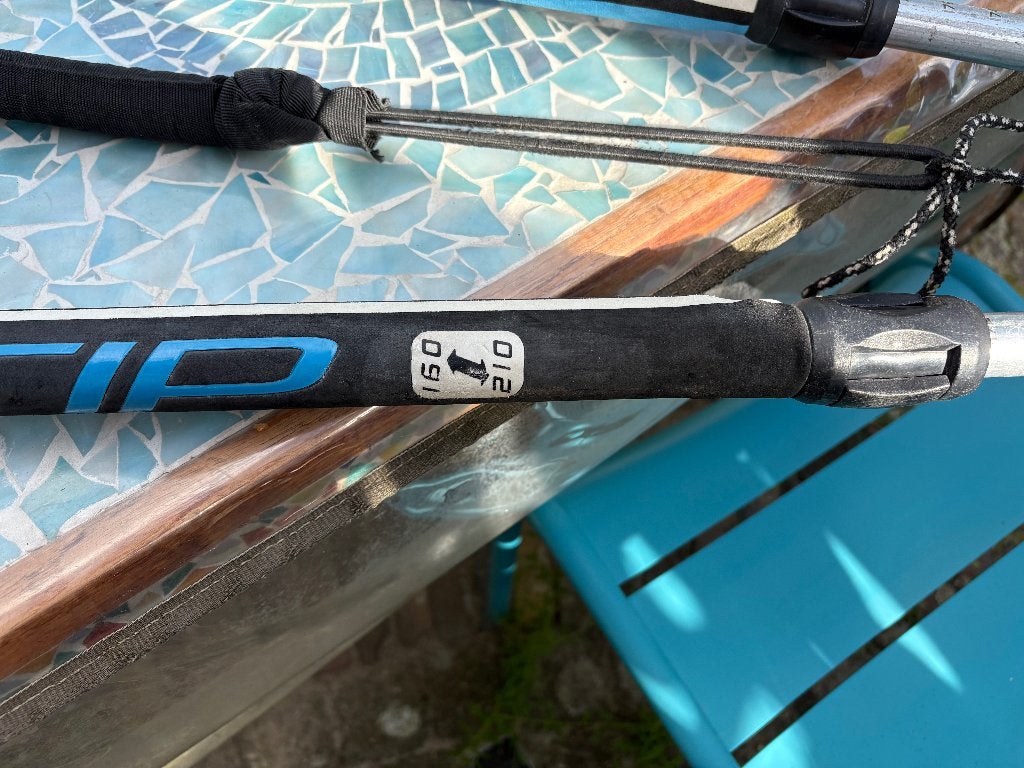 Windsurfgieken te koop, Watersport en Boten, Ophalen, Gebruikt, Unifiber, Giek