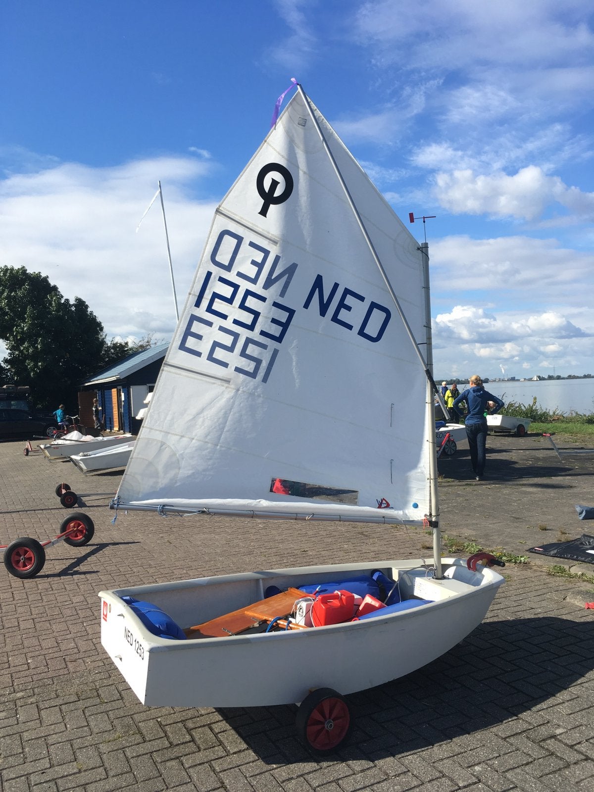 Van Wettem Optimist, Optimist, Ophalen, Inclusief zeilen, Van Wettum