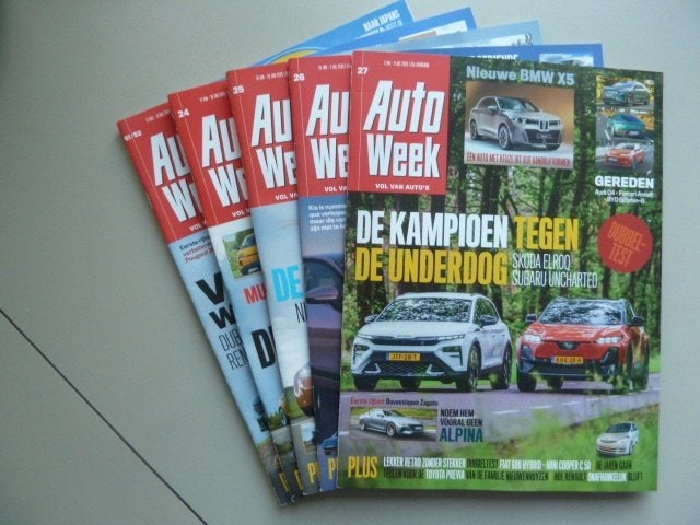 5 x AutoWeek 2026, Boeken, Tijdschriften en Kranten, Zo goed als nieuw, Sport en Vrije tijd, Ophalen of Verzenden