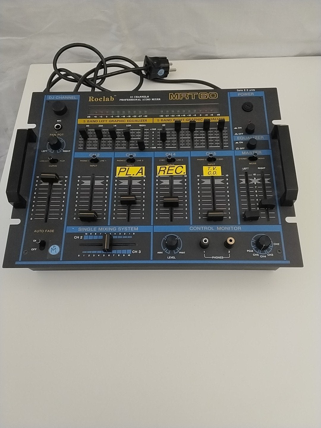 Roclab MRT60 Professionele Audio Mixer - Gebruikt, Ophalen of Verzenden