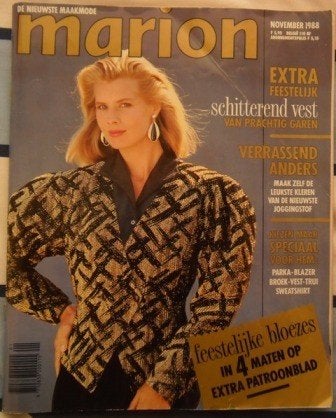Marion - november 1988, Ophalen of Verzenden, 1980 tot heden, Nederland, Tijdschrift