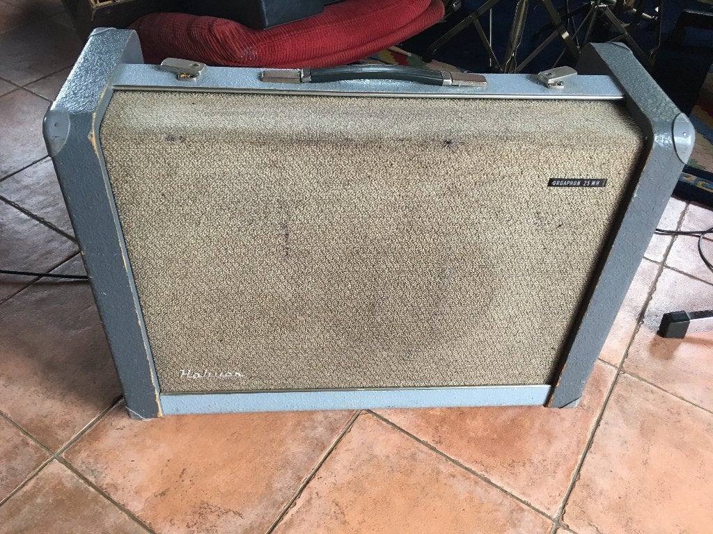 HOHNER 25 MH GITAARVERSTERKER 1963, Ophalen of Verzenden, Gebruikt, Gitaar, Minder dan 50 watt