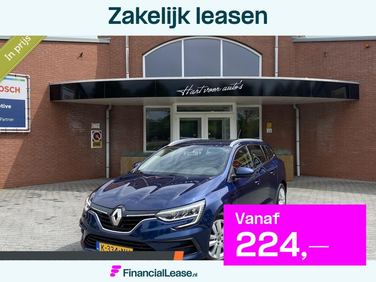 Renault Mégane Estate 1.3 TCe Zen | Led Koplampen | Navigat, Voorwielaandrijving, 1254 kg, Stof, Gebruikt