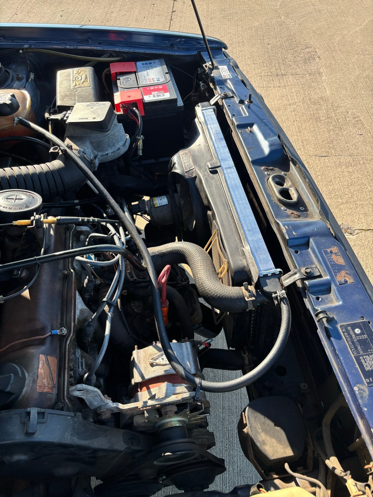 Volkswagen Golf 1.8 Cabriolet 72KW U9 1990 Blauw, Auto's, Voorwielaandrijving, 4 cilinders, Cabriolet, Blauw