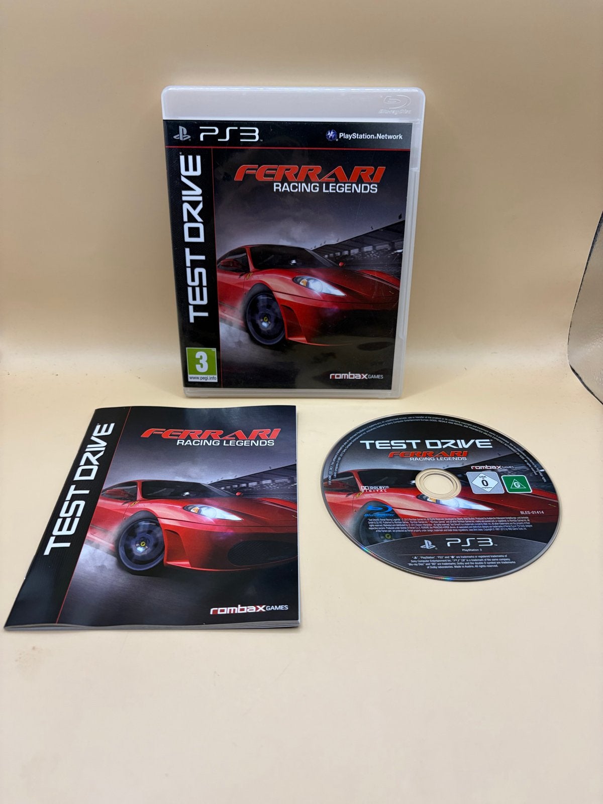 Test Drive Ferrari Racing Legends PS3 - Zo goed als nieuw, Online, 1 speler, Racen en Vliegen, Ophalen of Verzenden