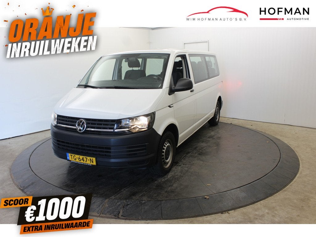 Volkswagen Transporter Kombi 2.0 TDI L2H1 9 Pers 2+2+2+3 BPM, Auto's, Volkswagen, Voorwielaandrijving, Gebruikt, Euro 6, 1794 kg