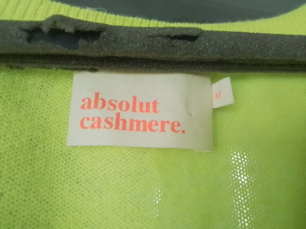 Trui van absolut cashmere, Kleding | Dames, Truien en Vesten, Ophalen of Verzenden, Zo goed als nieuw, Maat 38/40 (M), Geel