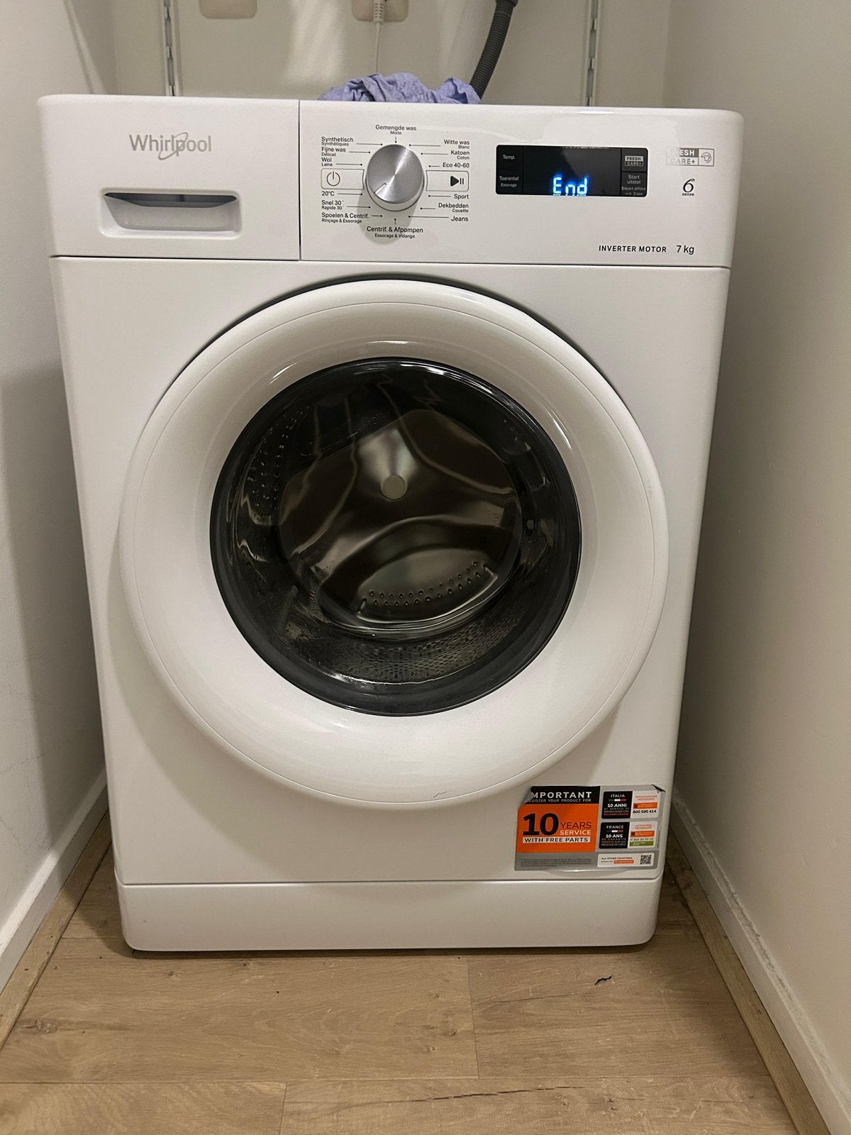 Washing machine, Witgoed en Apparatuur, Wasmachines, Ophalen of Verzenden, Zo goed als nieuw, 1200 tot 1600 toeren