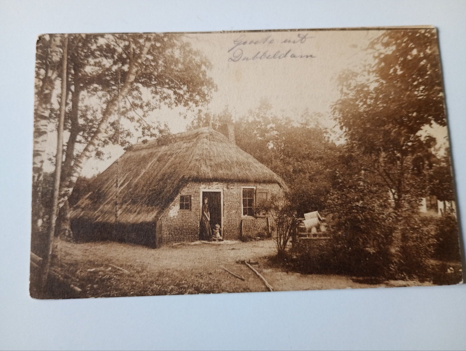 Dubbeldam bij Dordrecht 1916, Ophalen of Verzenden, Voor 1920, Gelopen, Zuid-Holland
