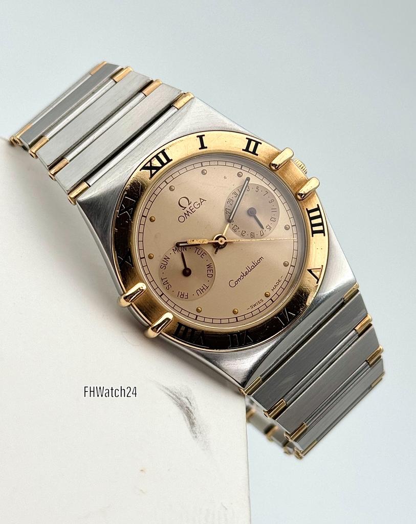 Omega Constellation 3961070 Day-Date , Goud / Staal., Staal, Gebruikt, Omega, Polshorloge