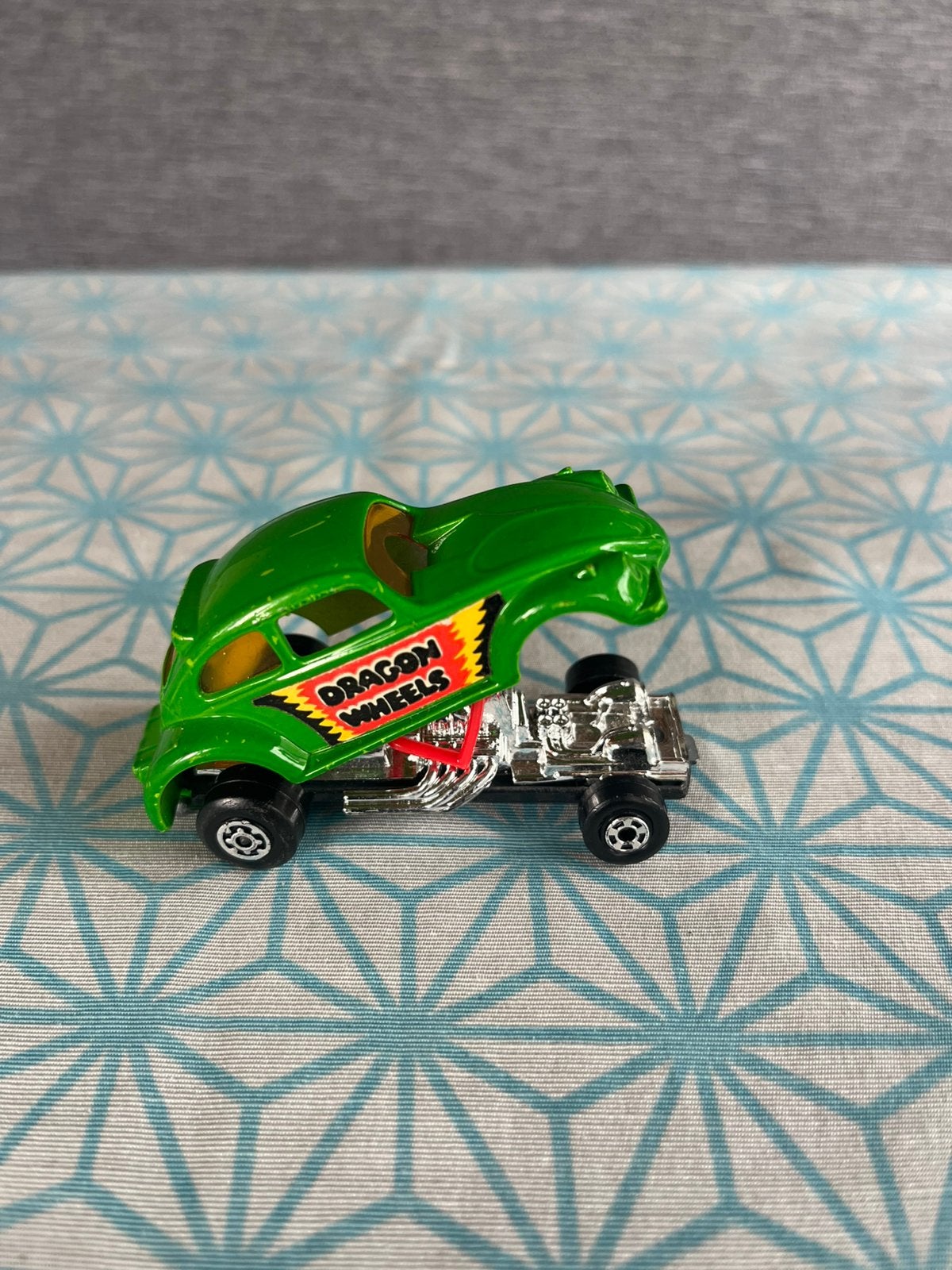 Vintage Matchbox Superfast No.43 Dragon Wheels VW Kever 1972, Ophalen of Verzenden, Gebruikt, Auto