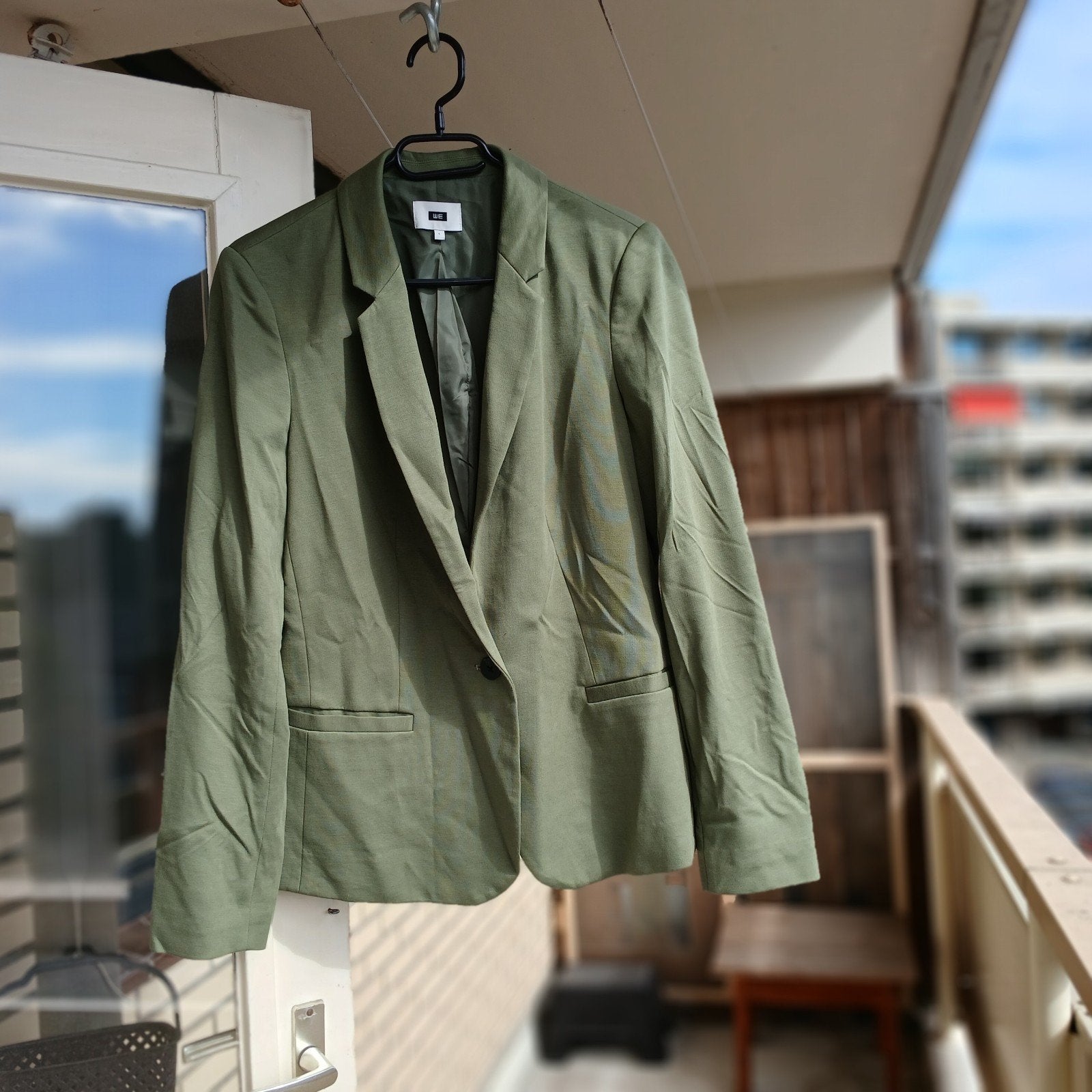 WE blazer maat L, groen, WE, Maat 42/44 (L), Ophalen of Verzenden, Zo goed als nieuw
