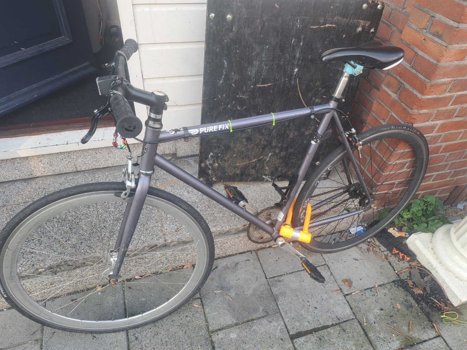 Vandaag 125 euro!! Pure Fix Flip-Flop Fiets met Velgrem, Overige merken, Gebruikt, Velgrem, Ophalen of Verzenden
