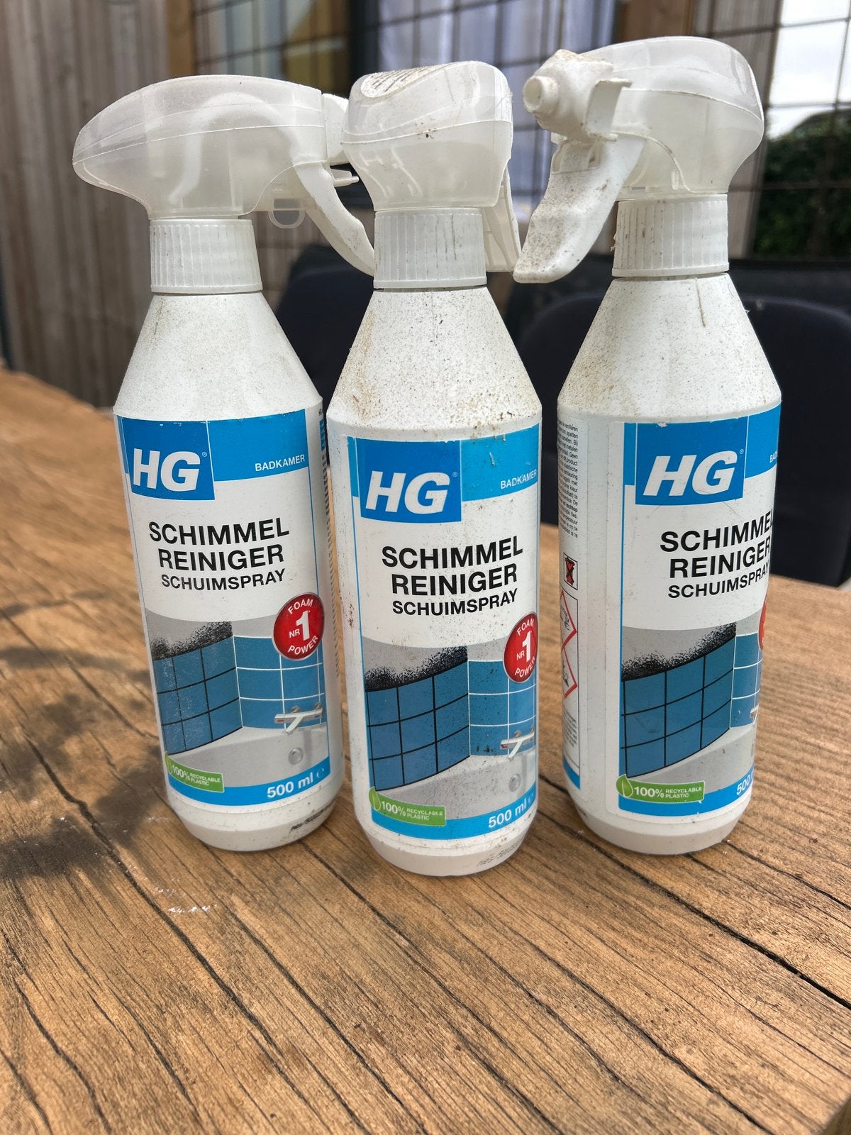 HG Schimmelreiniger Schuimspray - 3x 500ml, Ophalen, Schoonmaakmiddel