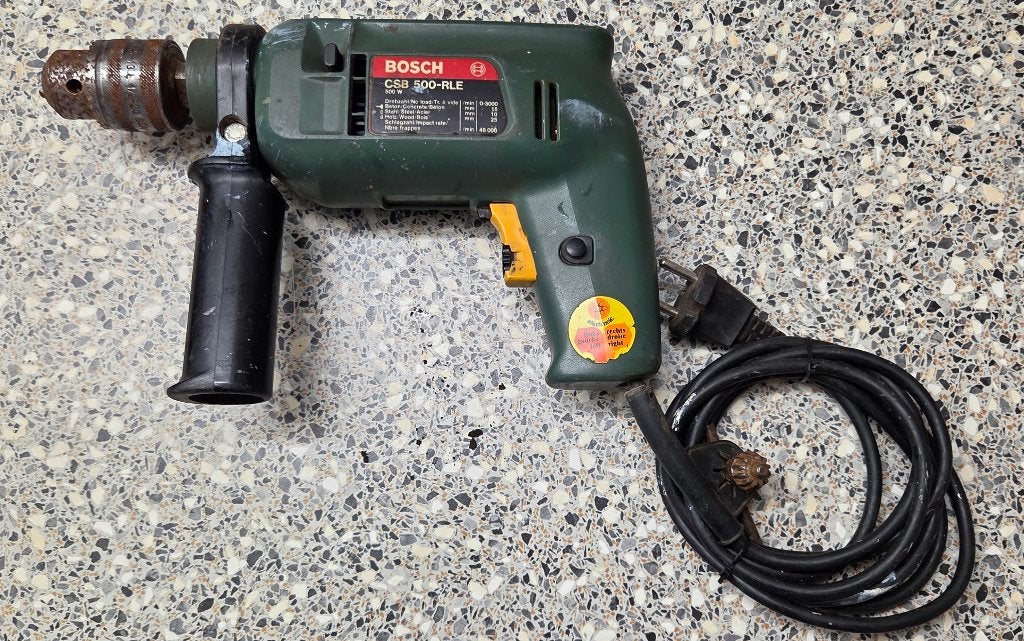 Bosch CSB 500-RLE Klopboormachine & koffer, Ophalen of Verzenden, Gebruikt, 400 tot 600 watt, Boormachine