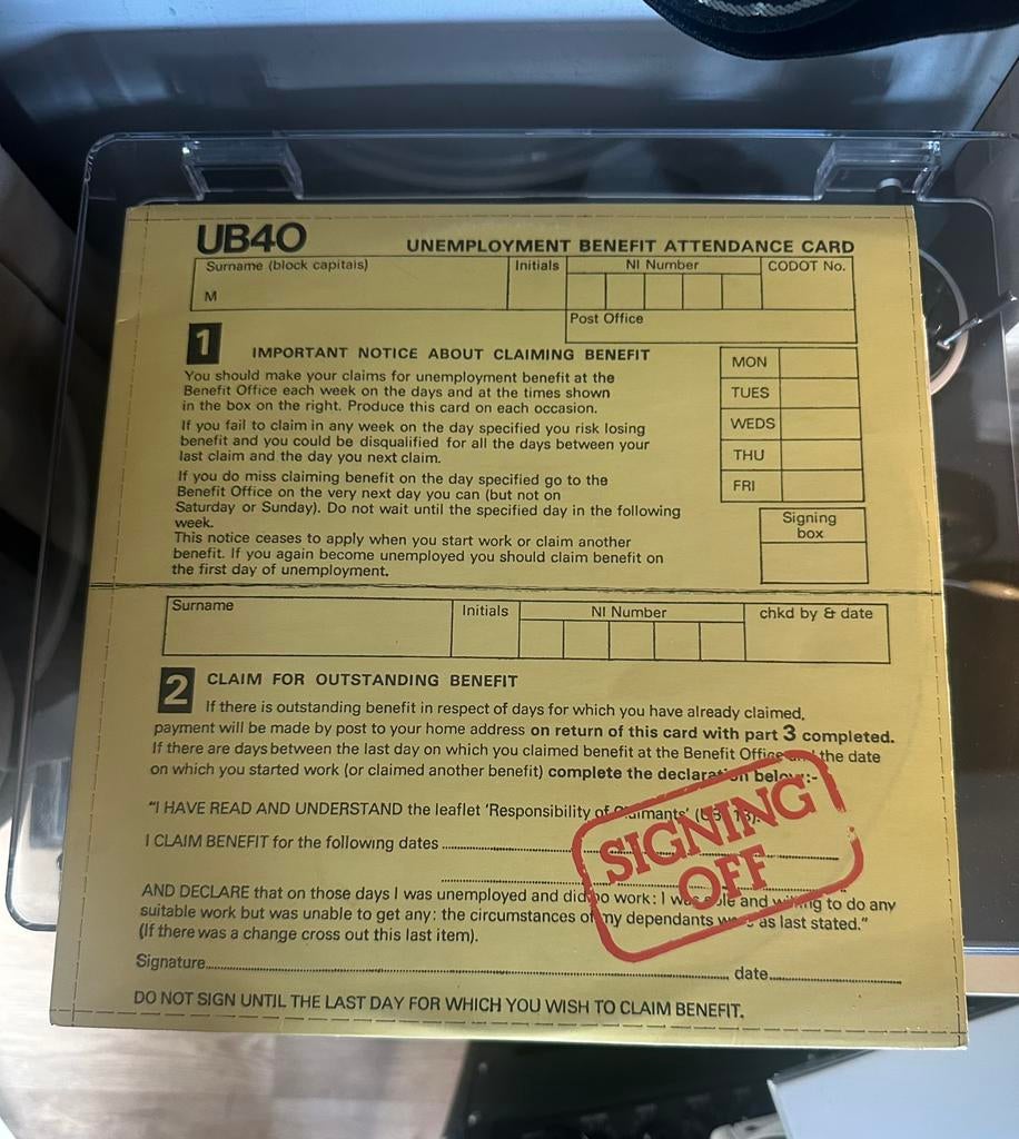 UB40 - Signing Off vinyl - VG+ conditie, Gebruikt, 1980 - 1989, Ophalen of Verzenden, Dubbel-LP