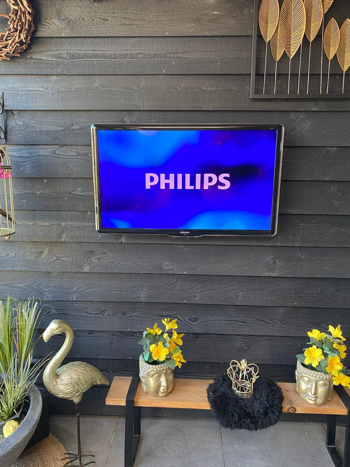 Philips tv met ambilait zonder voet met afstandsbediening, Ophalen of Verzenden, Zo goed als nieuw, 50 Hz, Philips