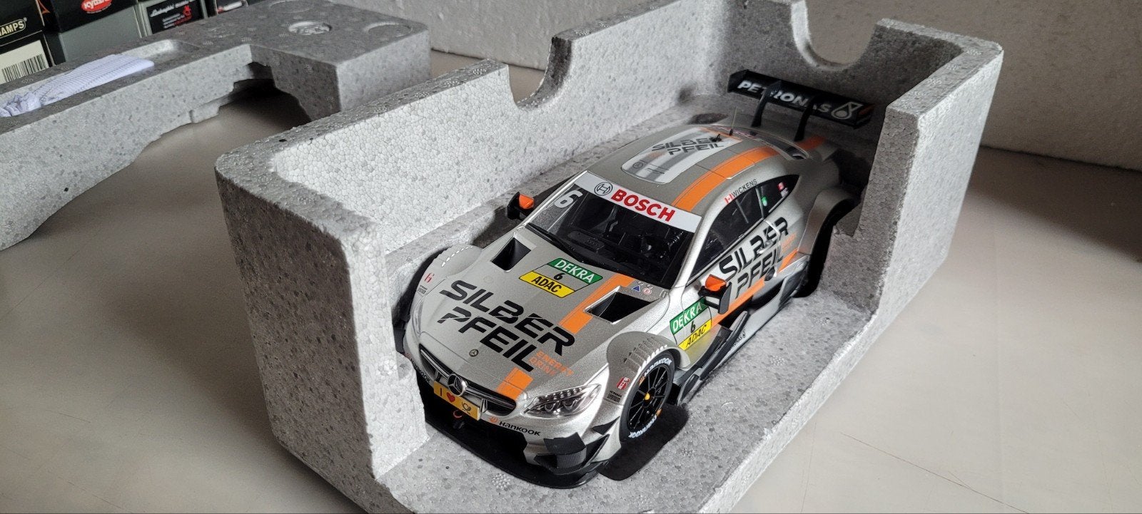 AutoCult Mercedes AMG C 63 DTM Robert Wickens, Ophalen of Verzenden, Zo goed als nieuw, Auto, Overige merken