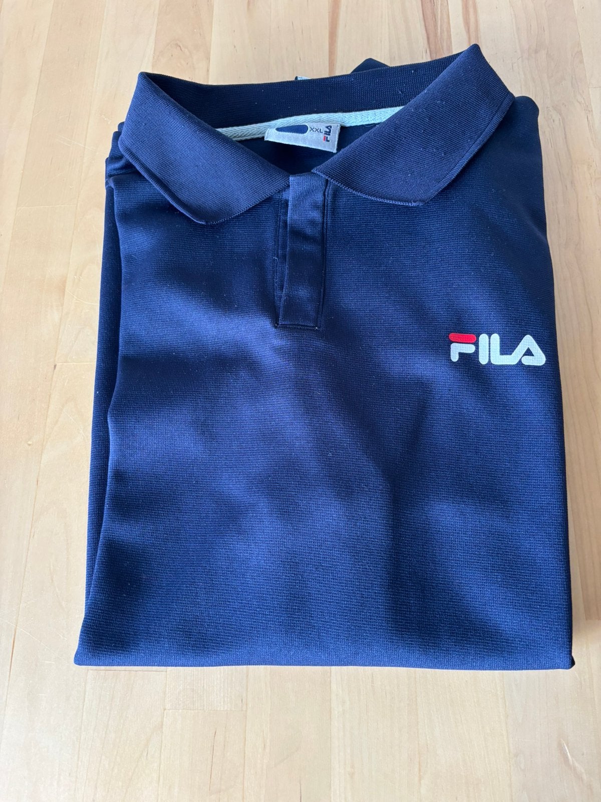 Blauw FILA tennisshirt, Ophalen of Verzenden, Zo goed als nieuw, Maat 56/58 (XL), Blauw