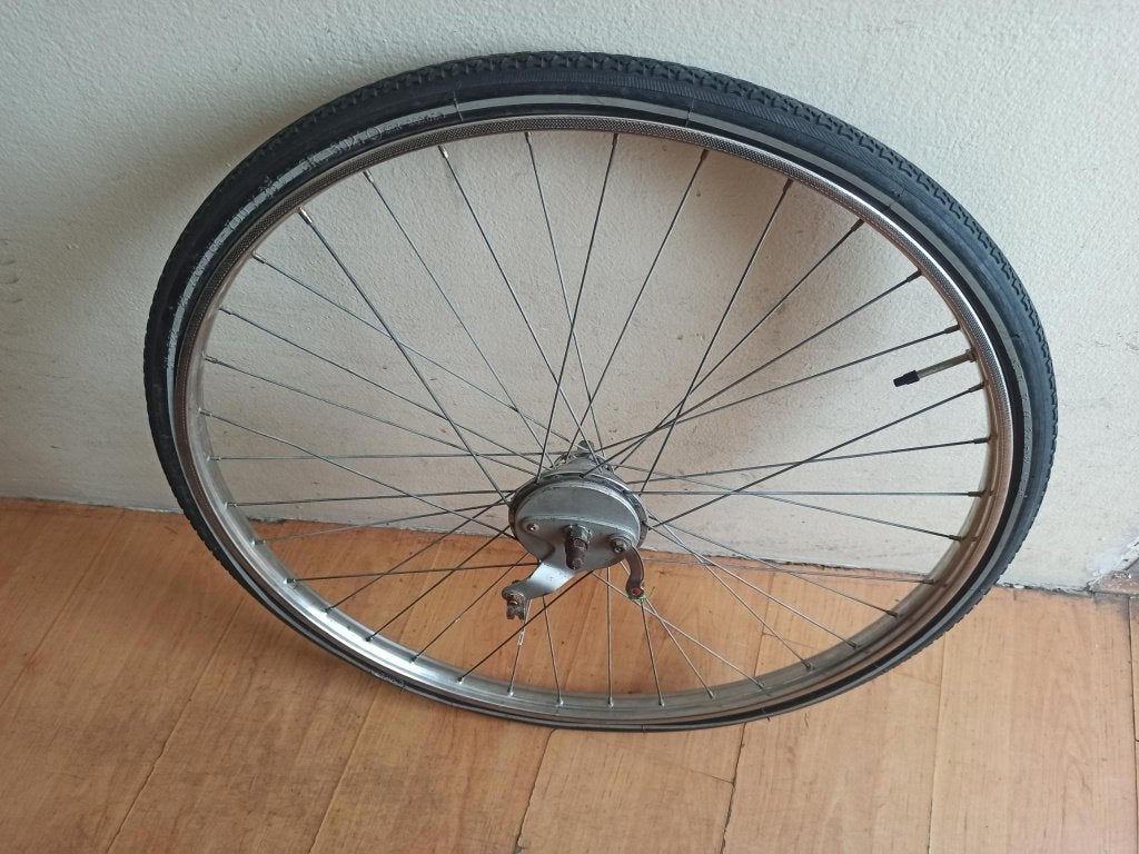 Voorwiel 28 inch, Fietsen en Brommers, Fietsonderdelen, Ophalen, Gebruikt, Stadsfiets, Wiel
