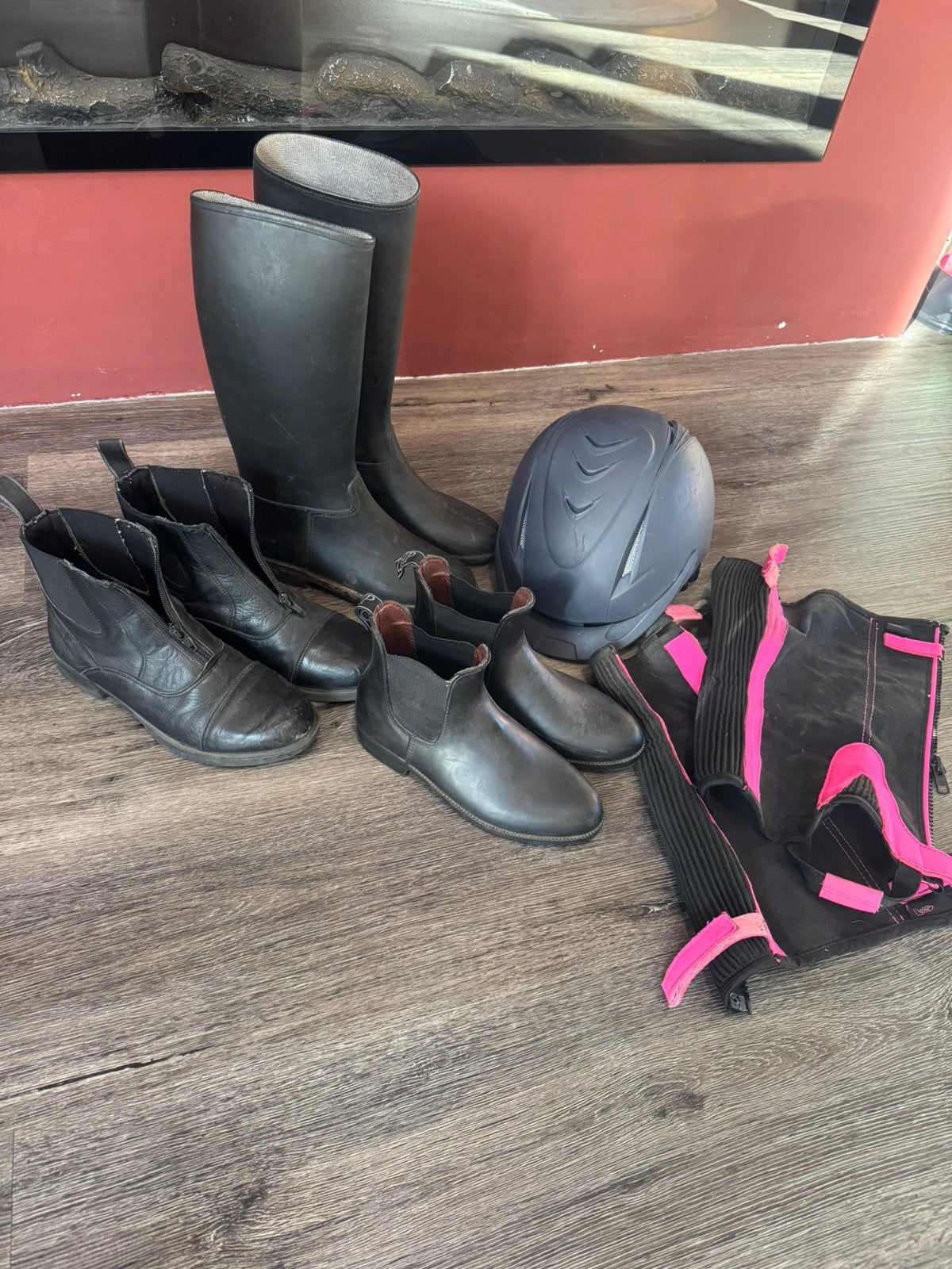 Paardrijlaarzen cap chaps jodhpurs, Dieren en Toebehoren, Paardrijkleding, Ophalen of Verzenden, Zo goed als nieuw, Dressuur, Schoeisel