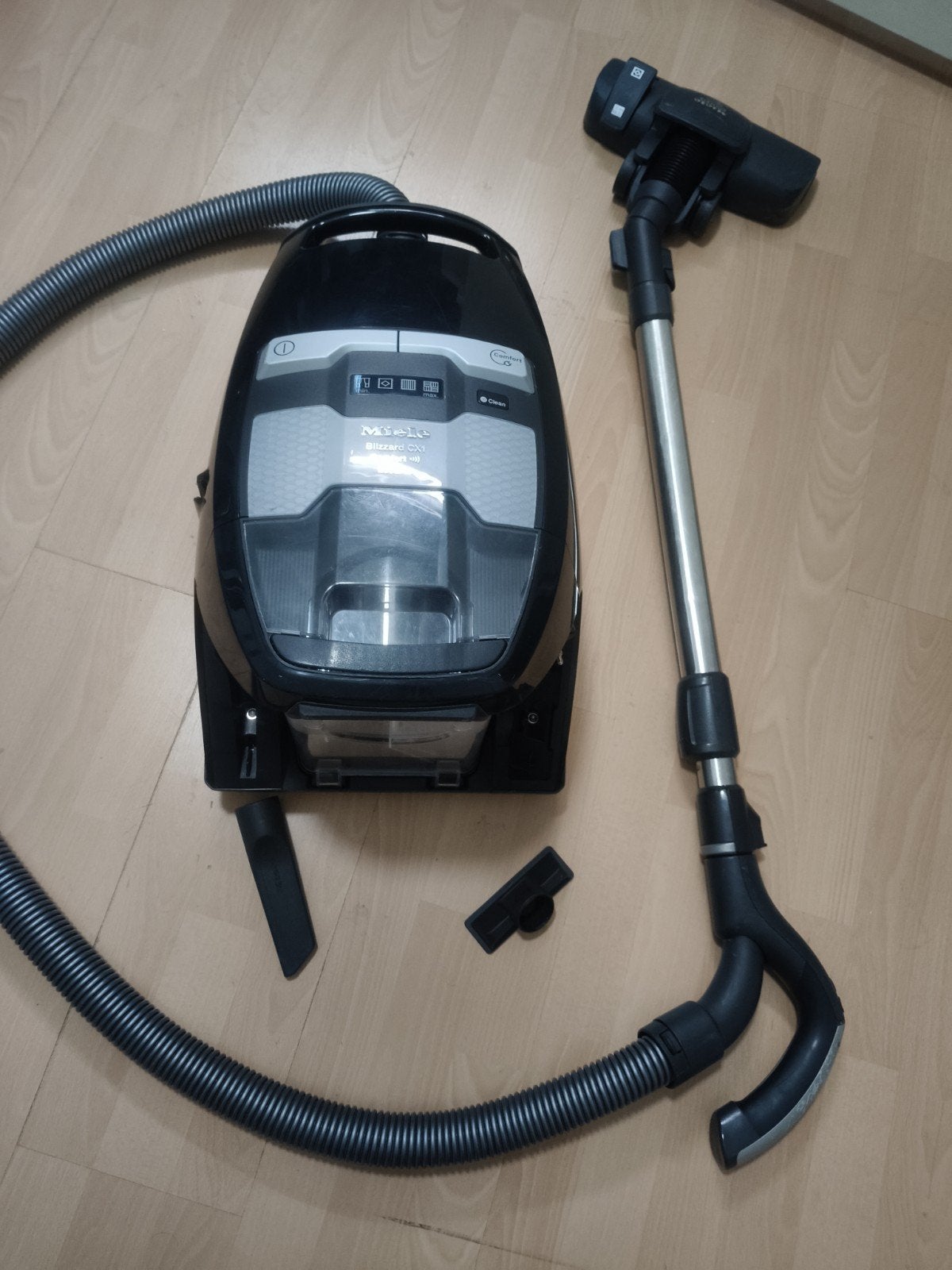 Miele Blizzard CX1 Comfort Ecoline zakloze stofzuiger, Gebruikt, Inclusief accessoires, Ophalen of Verzenden, Miele