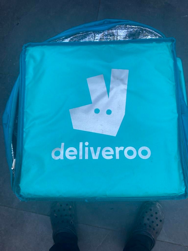 Deliveroo bezorgtas - Thermische rugzak, 40 cm of meer, Gebruikt, Ophalen of Verzenden, Waterdicht