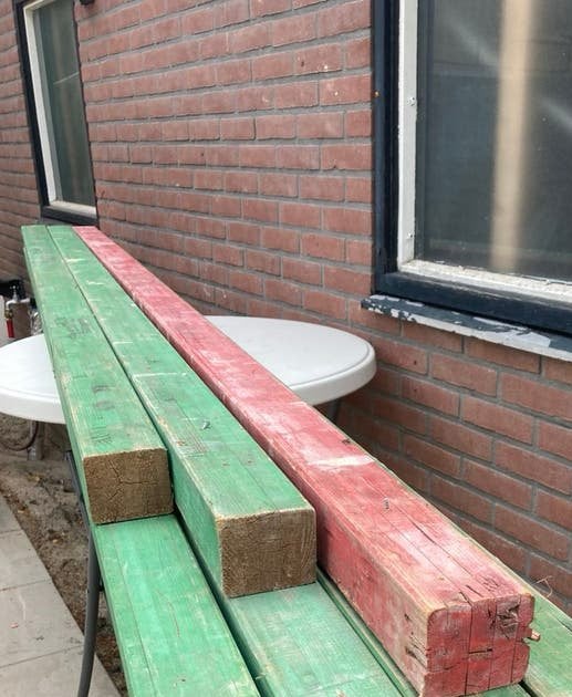 Metselprofielen 3 stuks zie omschrijving, Ophalen, Overige typen, 250 tot 300 cm, 50 mm of meer