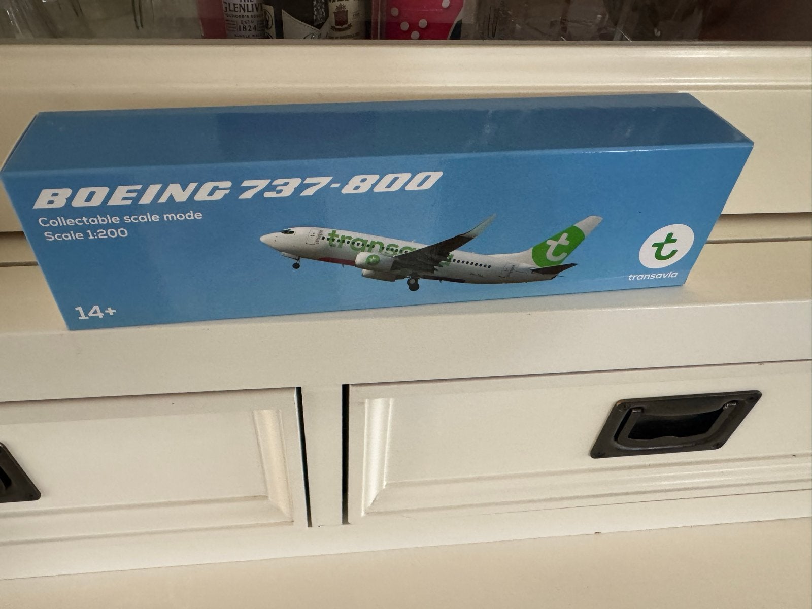 Transavia Boeing 737-800 schaalmodel 1:200 nieuw, Ophalen of Verzenden, Nieuw