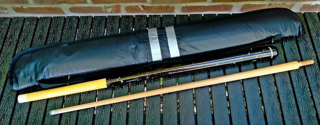 Biljart Keu / Biljartkeu & Keu Tas - 11MM Pomerans - 527Gr, Sport en Fitness, Biljarten en Poolen, Ophalen of Verzenden, Zo goed als nieuw
