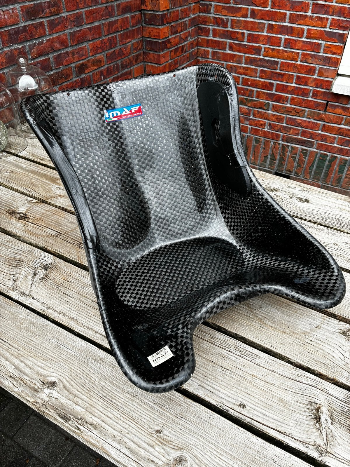 IMAF F12 Racing Seats Kart Stoel - Carbon - maat 5, Ophalen, Gebruikt